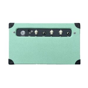Top view of the FET Spring Driver Reverb Unit in Surf Green